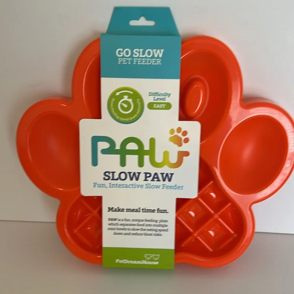 NEW GO SLOW PET FEEDER EASY LEVEL